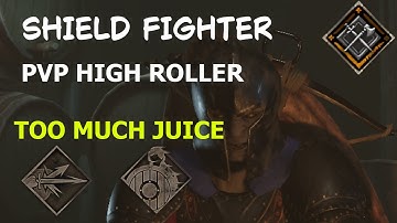 Solo High Roller | Counter Attack Shield Mastery Fighter! PVP Hightlights #9 | DARK AND DARKER