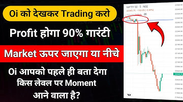 Oi को देखकर Trading करो | Open Interest | Open interest trading strategy | Option chain