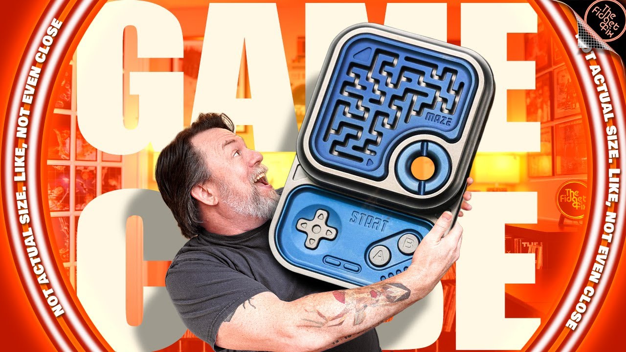 The Game Cube fidget slider by 01 EDC is as much fun to look at as