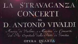 VIVALDI | La Stravaganza | Violin Concerto RV 249 in D minor, Op. 4 No. 8 | Original print, 1716