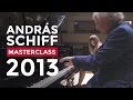 Sir andrs schiff masterclass at the royal college of music