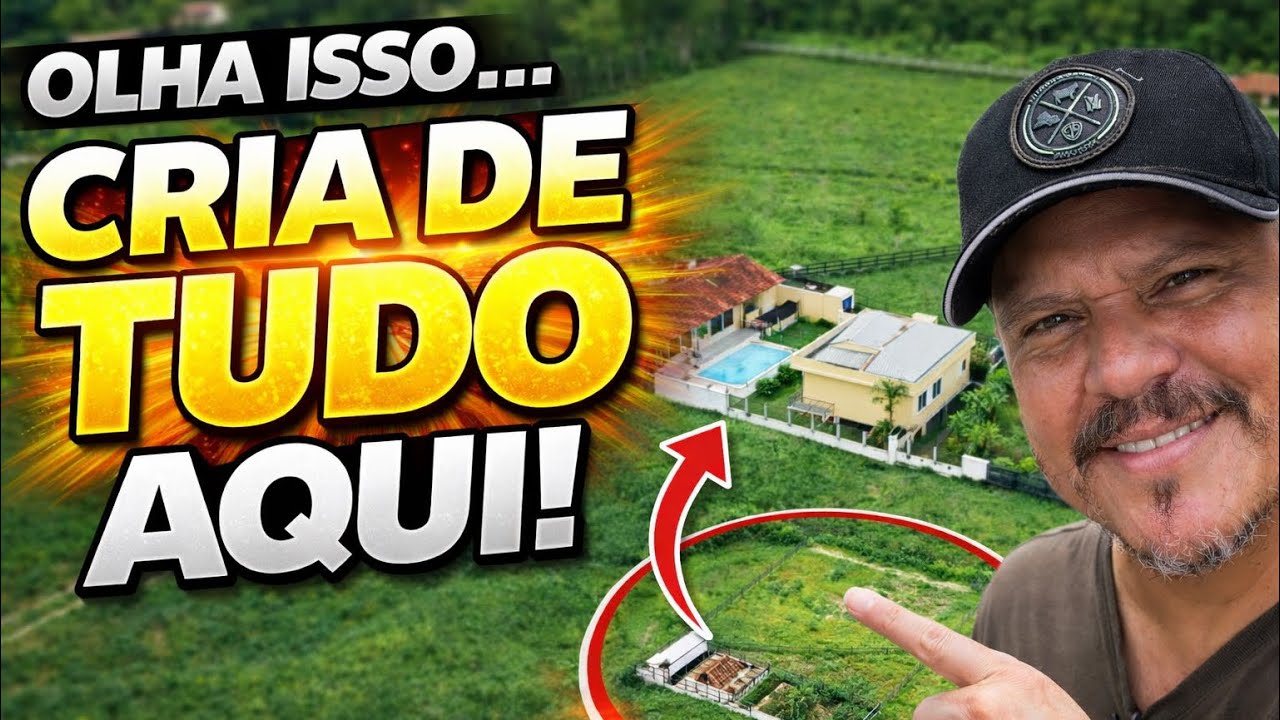 “Cria de Tudo Aqui! Olha o Potencial Dessa Propriedade Rural”