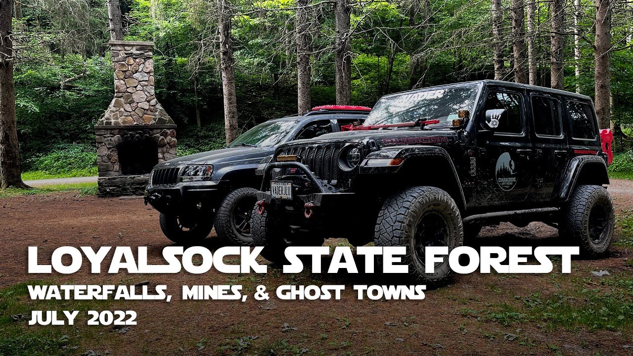 Exploring Loyalsock State Forest Waterfalls, Mines, & Ghost Towns