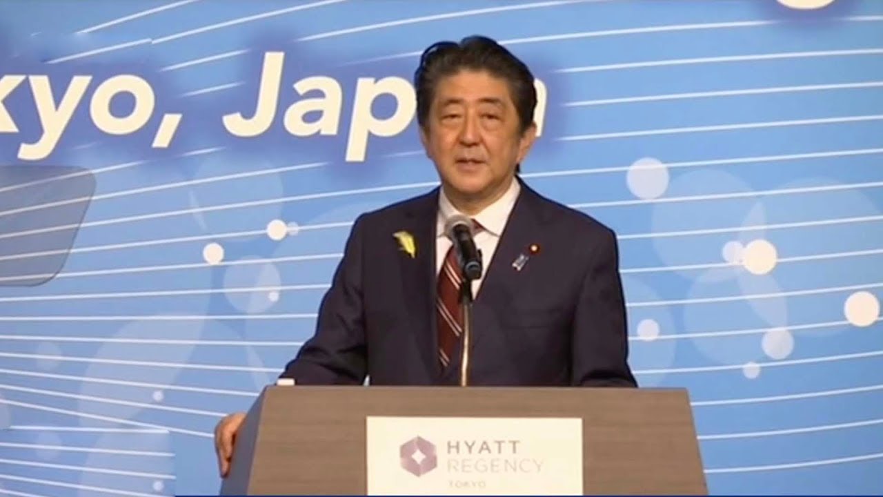 Abe calls for free, rule-based, fair market in the Asia-Pacific region