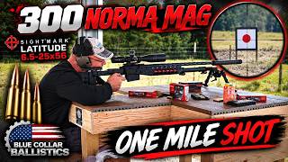 My First One Mile Shot! | 300 Norma Mag & Sightmark Latitude