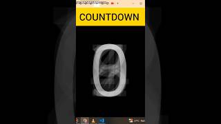 Countdown Css animation Effect tutorial HTML #coding #short #trending #csseffects #python