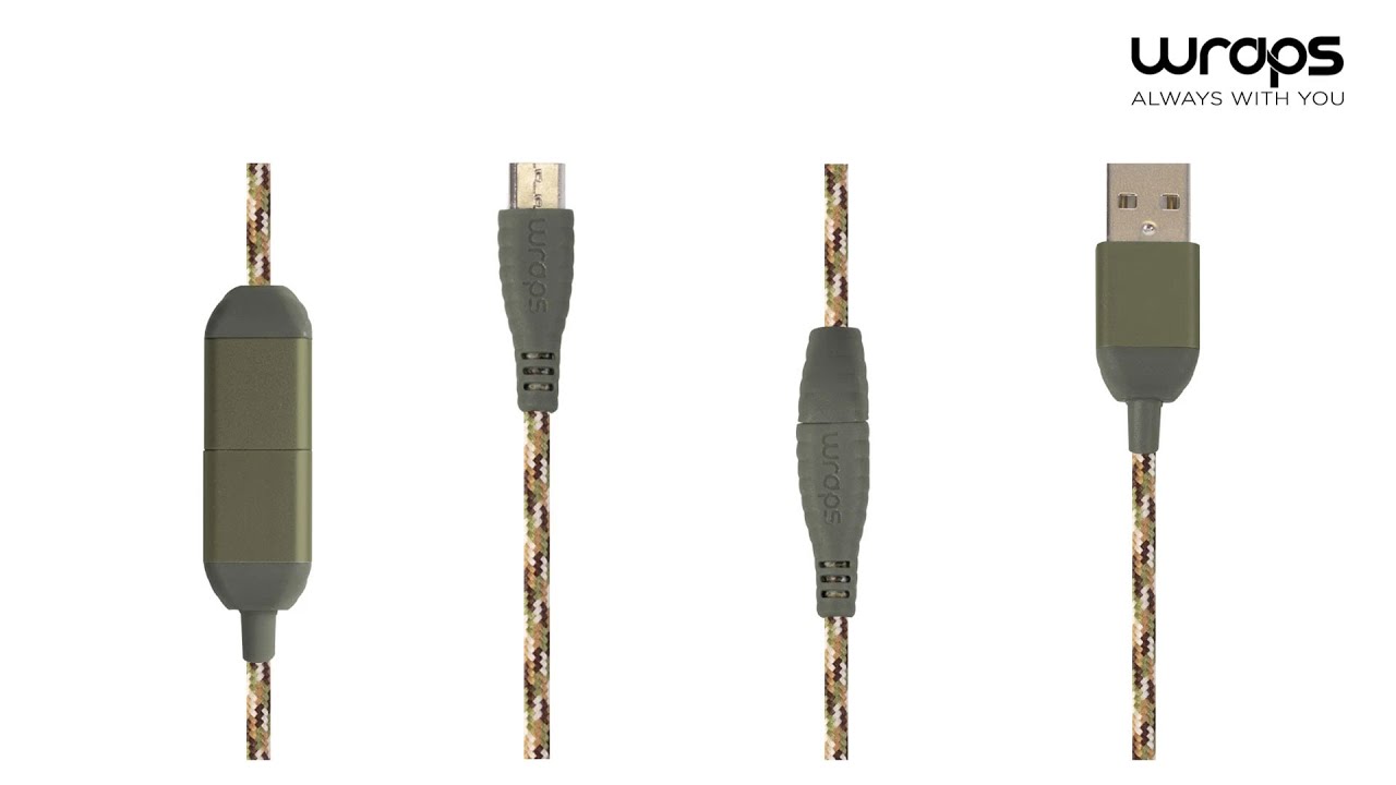WRAPS | Micro USB Charge Cable - YouTube