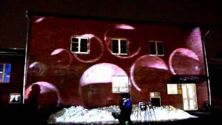 3D video projection Collaboration Contemporary Art Center Winzavod Moscow