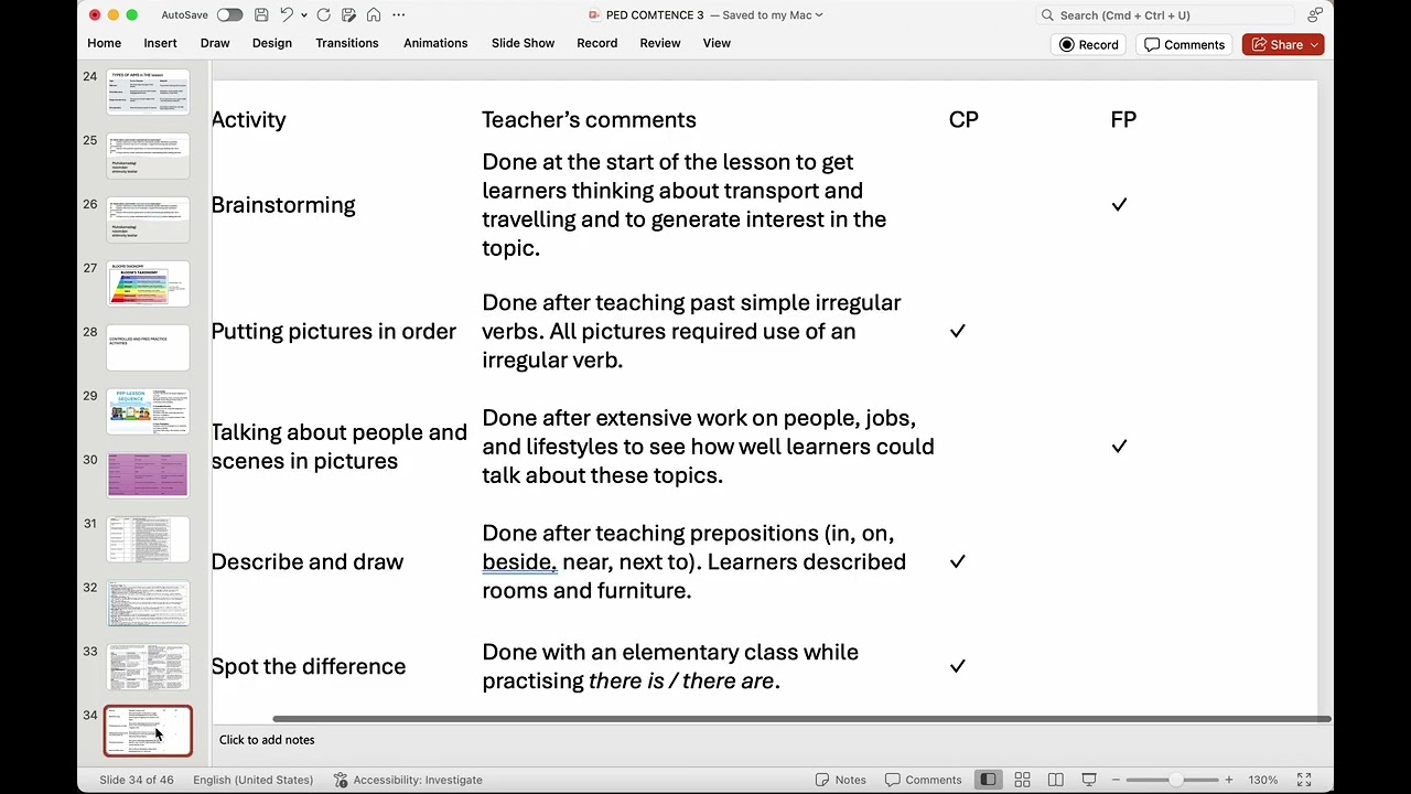 CONTROLLED and FREE PRACTICE ACTIVITIES