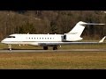 Bombardier Global Express C-GPPI Take-Off at Bern