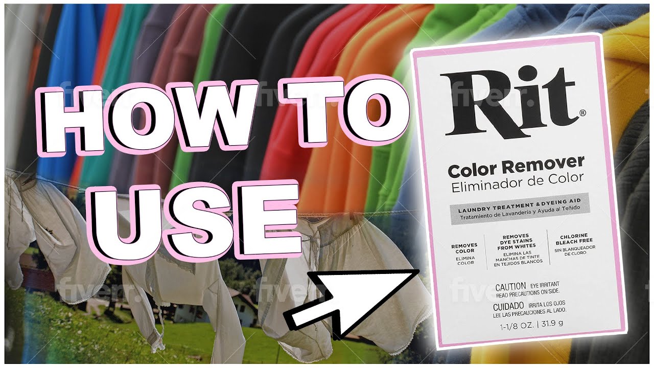 How to use RIT Color Remover (stove top method) to remove stains