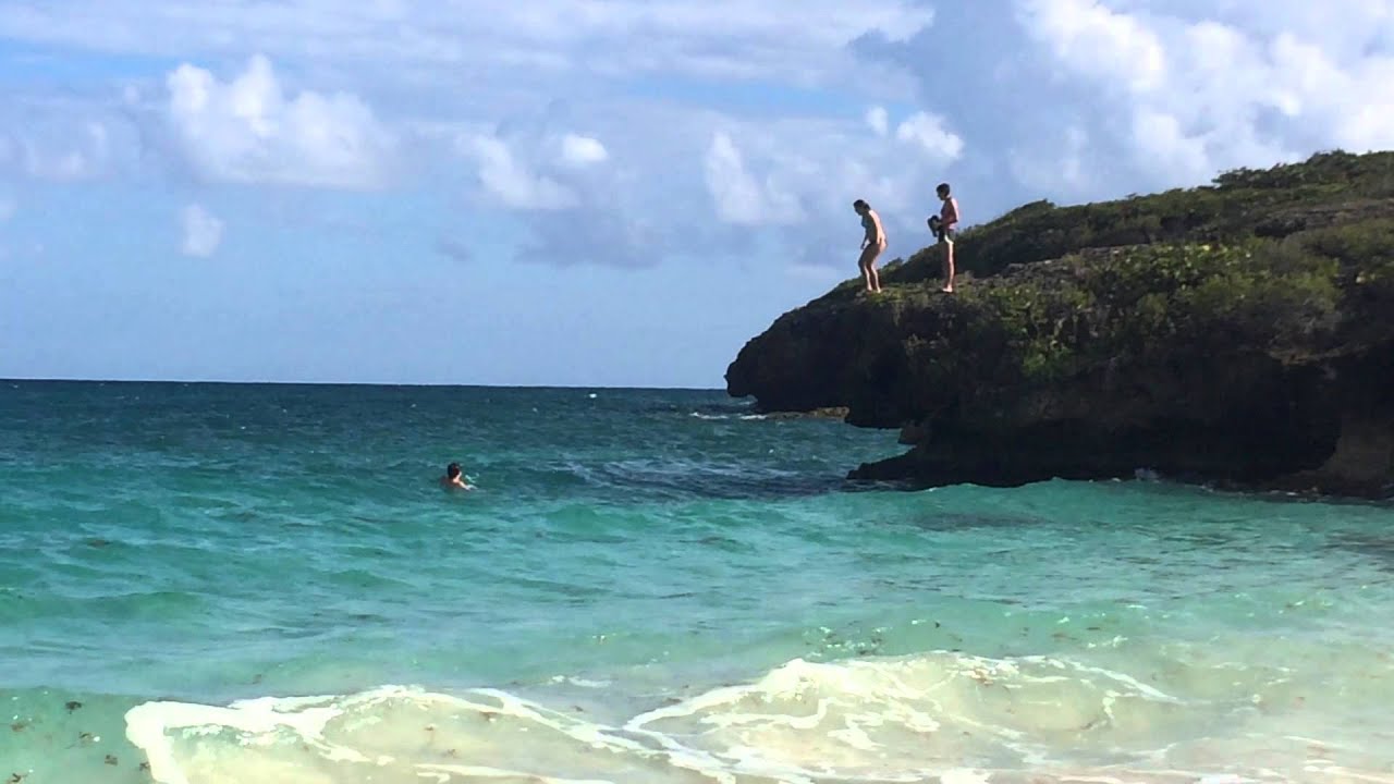 Vieques Puerto Rico Navio Beach cliff jump e YouTube
