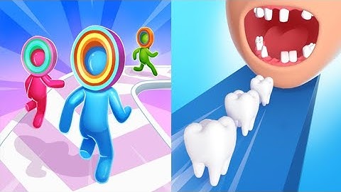 Smile Rush VS Layer Man 3D SpeedRun Gameplay Android iOS #1