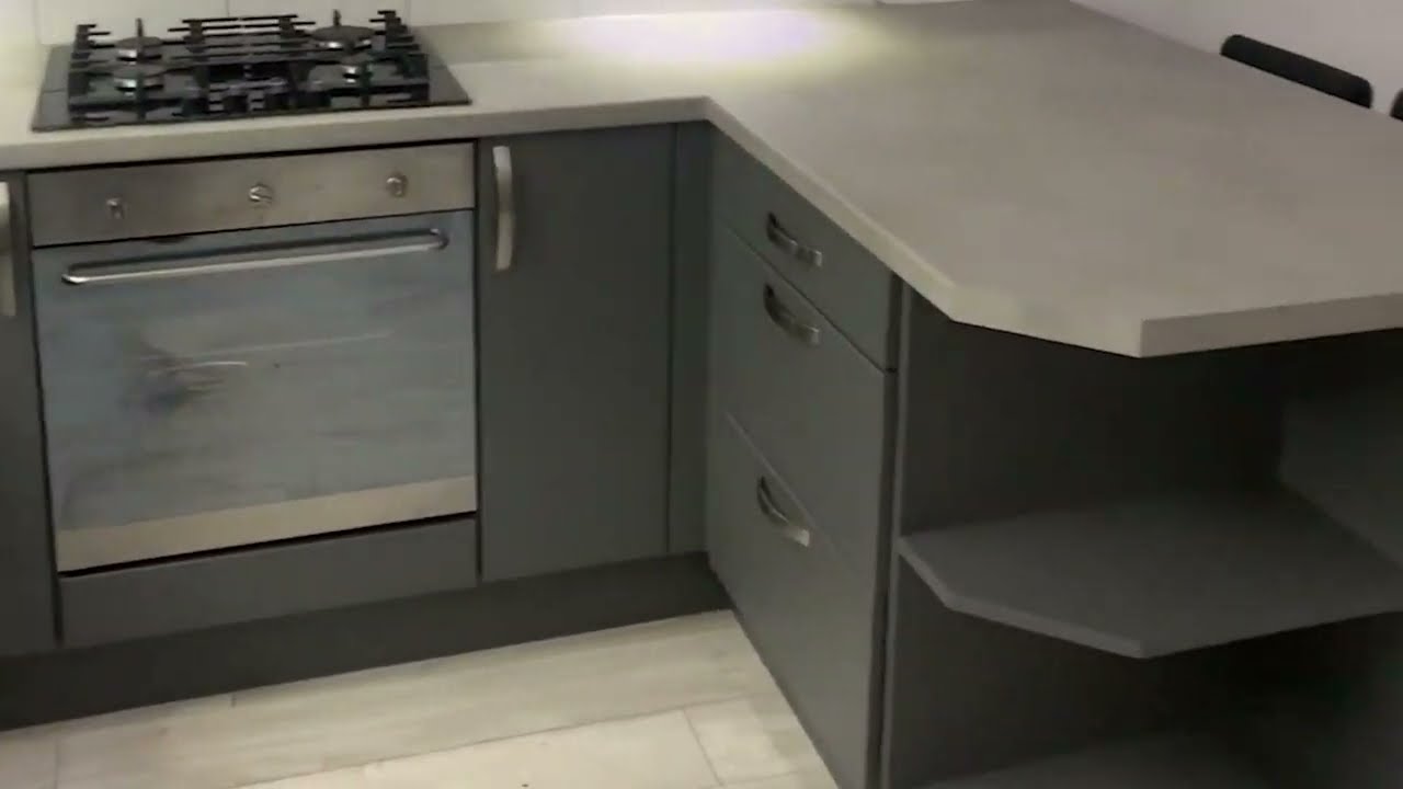 Dark Grey Kitchen Wrap (K5) kitchenwrapper.com