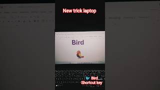 Bird 🐦 live On screen shortcutkeyboard🗝️#shortcutkeys #new trick #tutorial #settings #shorts #viral