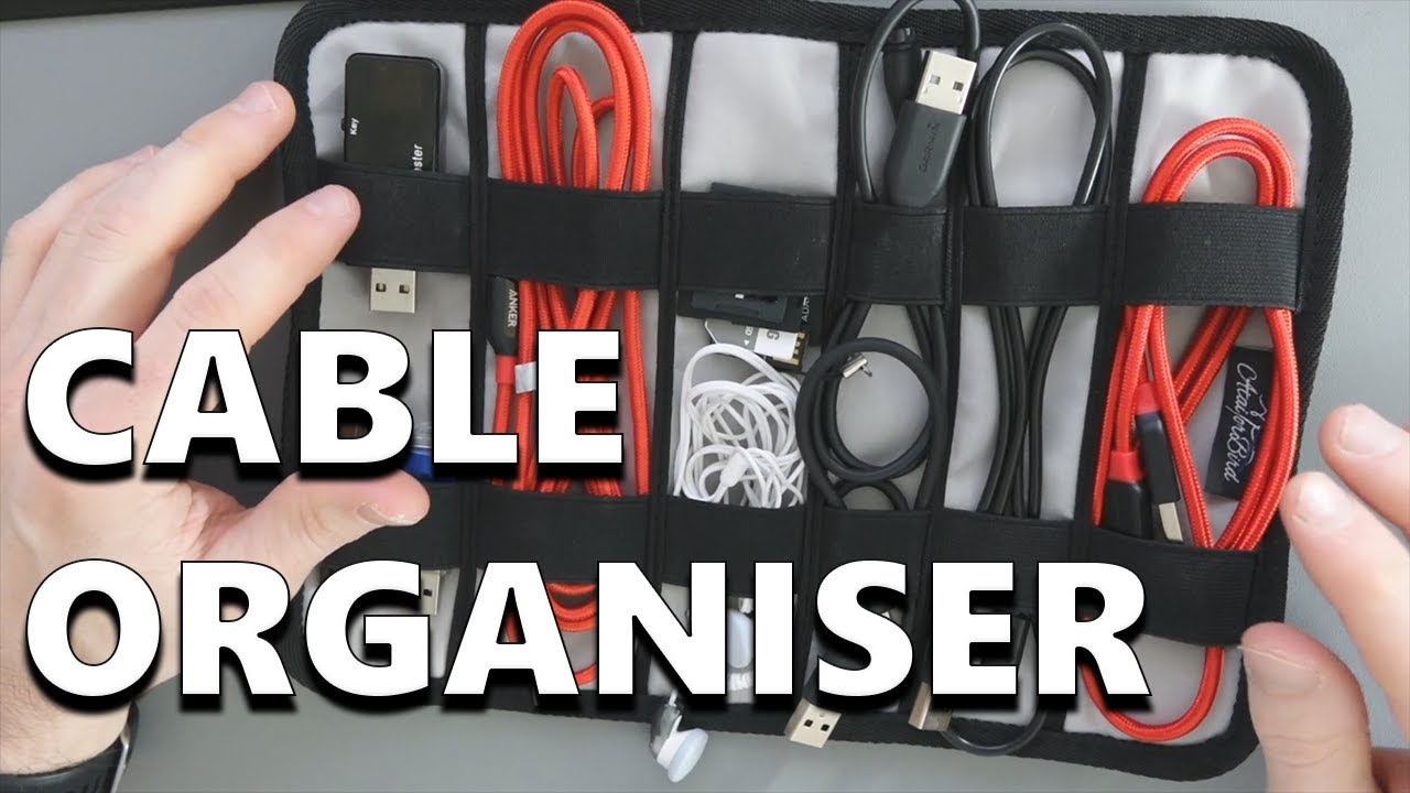 Cable Organiser Bag - A Great Tech Accessory - YouTube