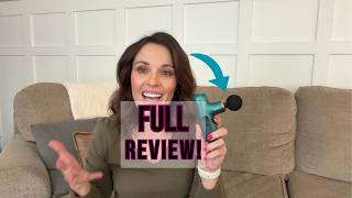 FULL REVIEW + DEMO of Heychy Mini Massage Gun for Deep Tissue Muscle Massage!