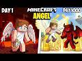 I Survived 1000 Days as an ANGEL in Minecraft