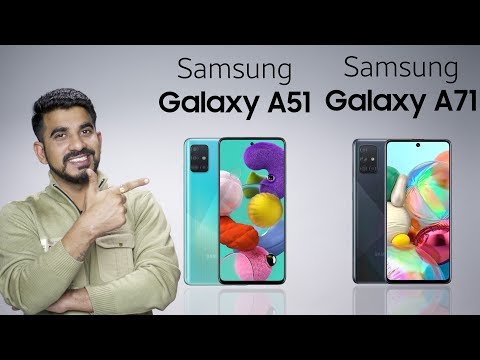 Samsung Galaxy A51 and Galaxy A71  Review of specifications  Hindi 