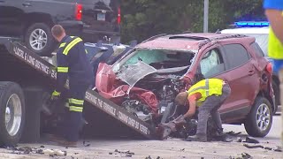 Train crashes into car in Raleigh seconds after driver escaped to safety