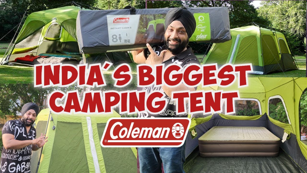 Coleman 8 Person Fastpitch | Car Camping Tent | Family camping tent | Camping tents 2024 | Camping