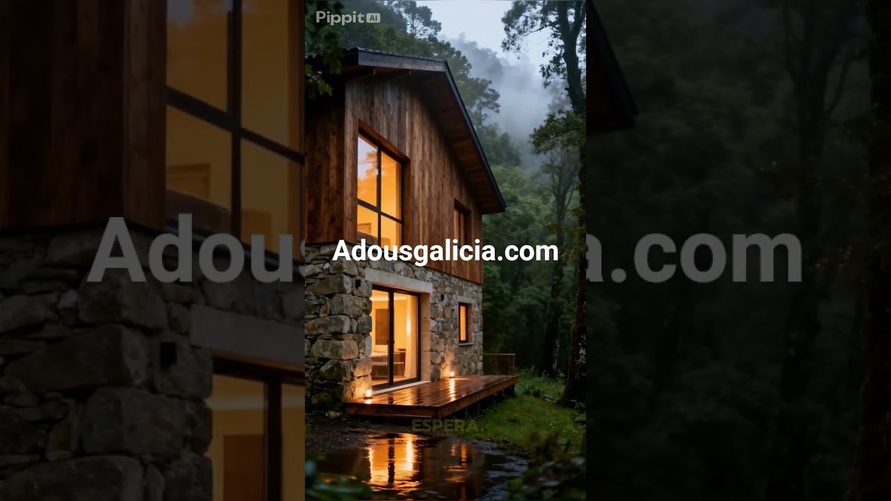 Escapada para dos en Galicia 🌿 Jacuzzi privado y chimenea en el bosque