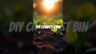 Turn Your Kitchen Scraps into Garden Gold: DIY Compost Bin. #sustainableliving  #homegardening