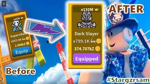 Roblox Saber Simulator!!! - Getting the BEST RANK on my Alt Account!!! (OP)!!