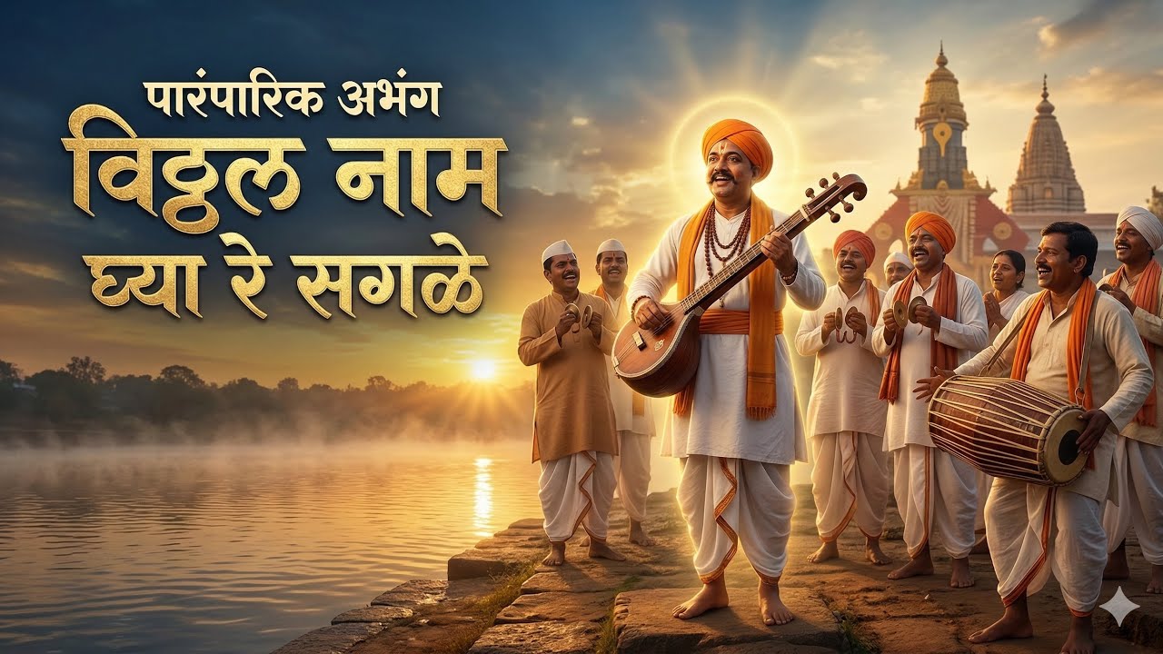 तुकाराम महाराजांचा गोड अभंग | विठ्ठल नाम घ्या रे सगळे | Vitthal Abhang | Marathi Bhakti Song