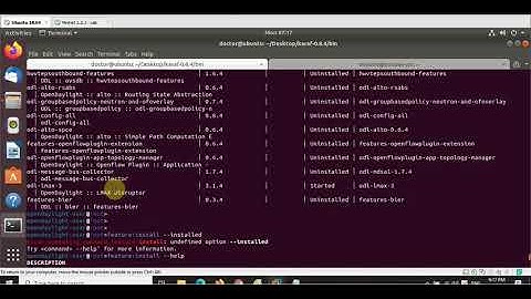 OpenDaylight on Ubuntu 18.04 - Mininet Emulator