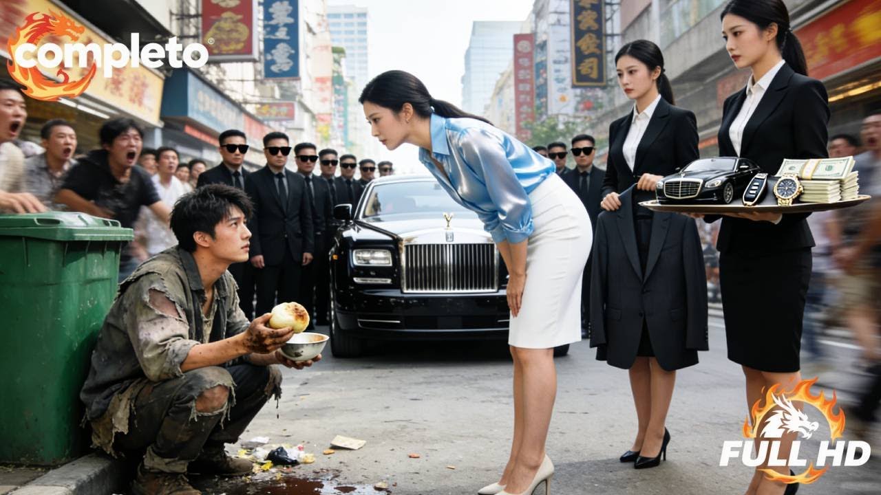 CEO Billonario finge ser mendigo para probar a prometida;lo humillan! Revela identidad,todos pánico!