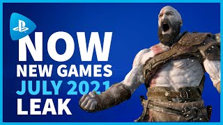 PS NOW New Games JULY 2021 - Playstation Now Games for July 2021