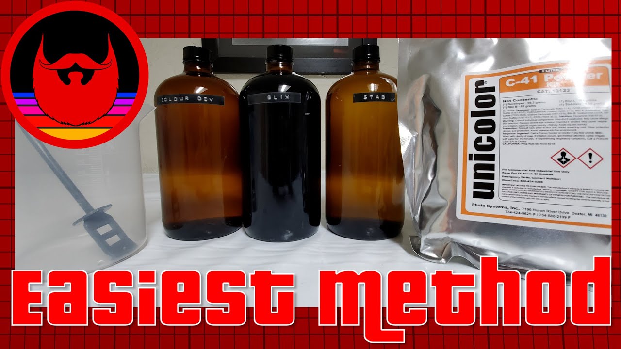 Как приготовить набор порошков C 41 дома