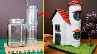 DIY Fairy House Using Jars