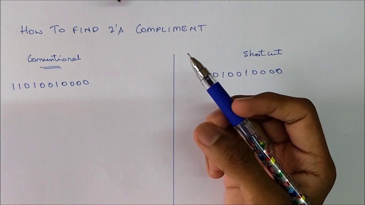 How to find 2;s complement (Fastest Way!) - YouTube