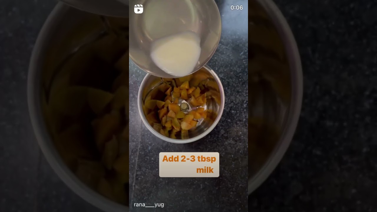 Chikoo purée for 6 months+ babies 