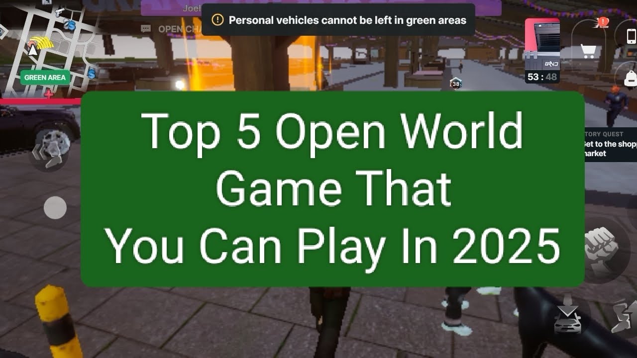 Top 5 Open World Games That You Can Play In 2025 - YouTube