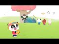 KESERUAN BERMAIN LAYANG-LAYANG BERSAMA PANDA MIUMIU DAN TEMANNYA | GAME KARTUN | BABYBUS INDONESIA