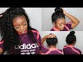 How To Secure The Back Of A 360 Lace Frontal Wig | No Glue! No Gel! | Eayon Hair