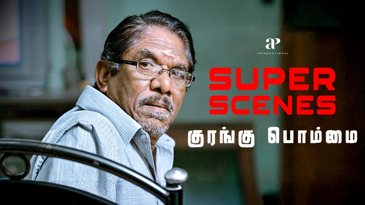 Kurangu Bommai Super Scenes | Bharathiraja walks straight into danger ⏳⚠️ | Vidharth| Bharathiraja