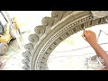 Temple Arch design making in cement, Traditional cement designs, wall entrance designs,SivaArtWorks