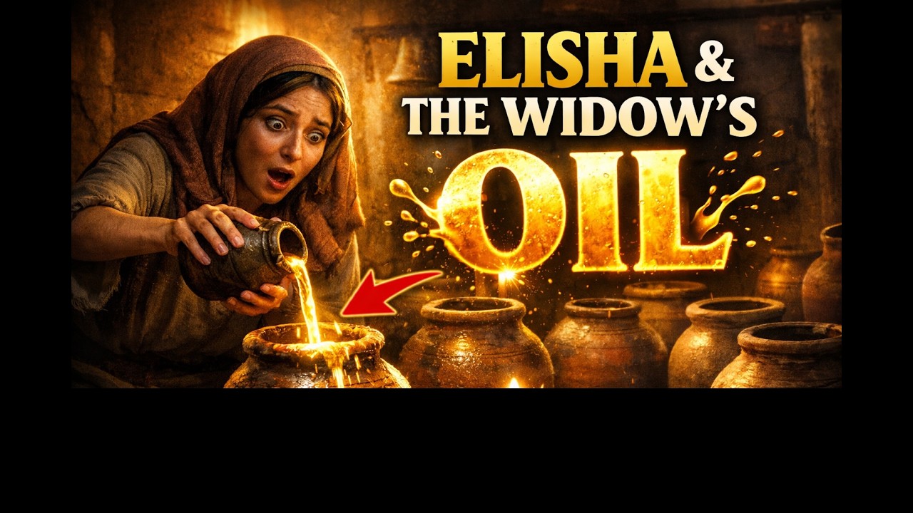 She Had Only a Little Oil… Then God Did THIS! 😱 | Elisha & the Widow’s Miracle