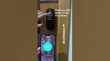 Fechadura Digital S812 - Acesso via App Tuya Smart