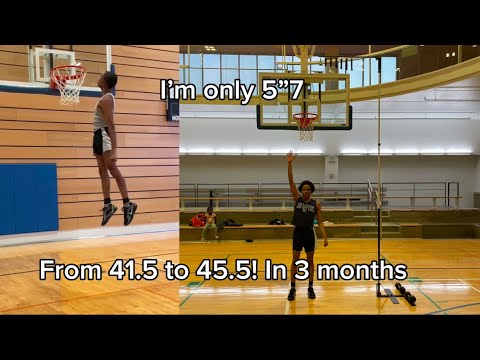 How this 5”7 dunker transformed his vertical in 3 months? Will he get the world record..