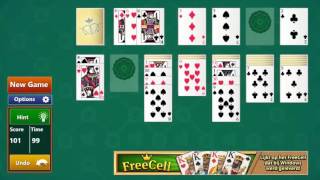 Playing a Simple Solitaire game from Random Salad Games. screenshot 3