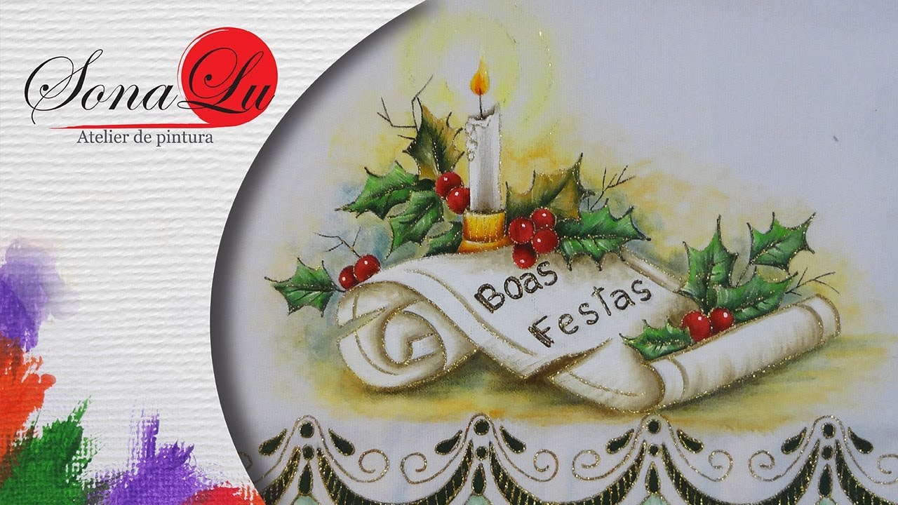 Aula 161 - Pergaminho com Vela em Pano de Prato