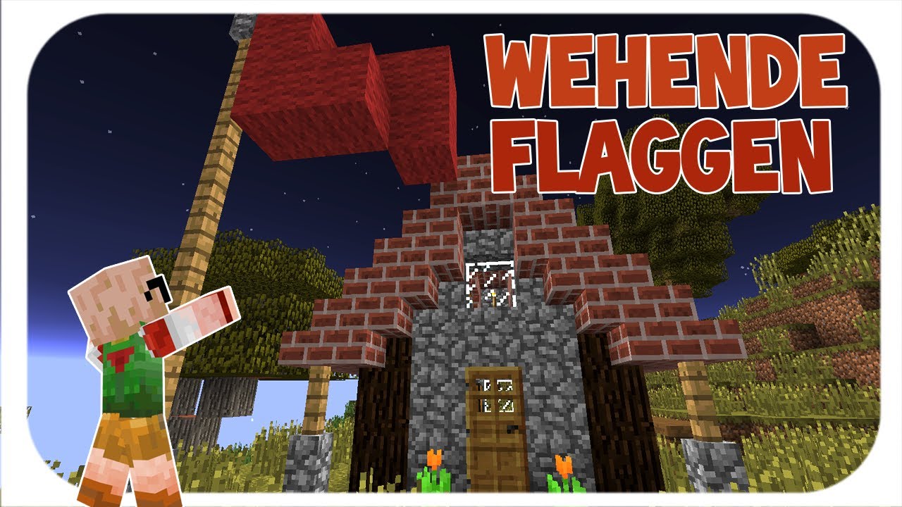 Minecraft Wehende Fahnen Flaggen Download Youtube