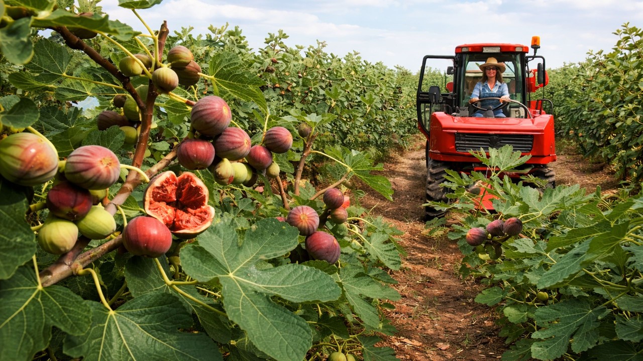 Как турецкие фермеры выращивают и собирают инжир – секрет производства инжира высшего качества.