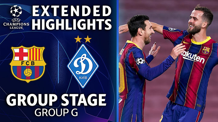 Barcelona vs. Dynamo Kiev: Extended Highlights | Group Stage - Group E | UCL on CBS