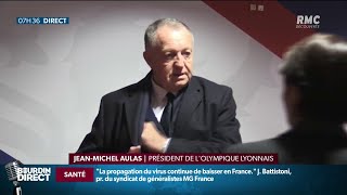 Le président de l'Olympique Lyonnais, Jean-Michel Aulas, espère toujours que la saison redémarre